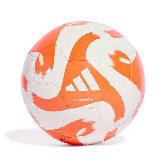 Adidas Unisex-Adult Tiro Club Sala Soccer Ball, White/Solar Red, FUTS
