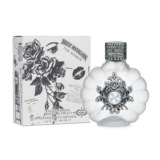 True Religion Eau De Parfum Spray for Women - Perfume for Women, Fruity & Floral Fragrance, EDT, Designer Scent for Her, Long Lasting - 3.4 fl oz (100