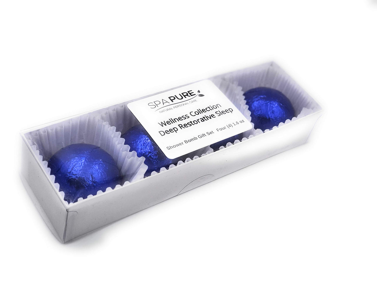 Spa Pure DEEP Restorative Sleep Aromatherapy Shower Steamers Bombs - Shower Bombs with Essential Oils - Unisex Bath Melts - Self Care and Relaxation…