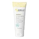 MyCHELLE Dermaceuticals Sun Shield SPF 28 Coconut (2.3 Fl Oz) - Soothing Reef Safe Sunscreen with Vitamin E and Aloe - Travel Size Zinc Sunscreen