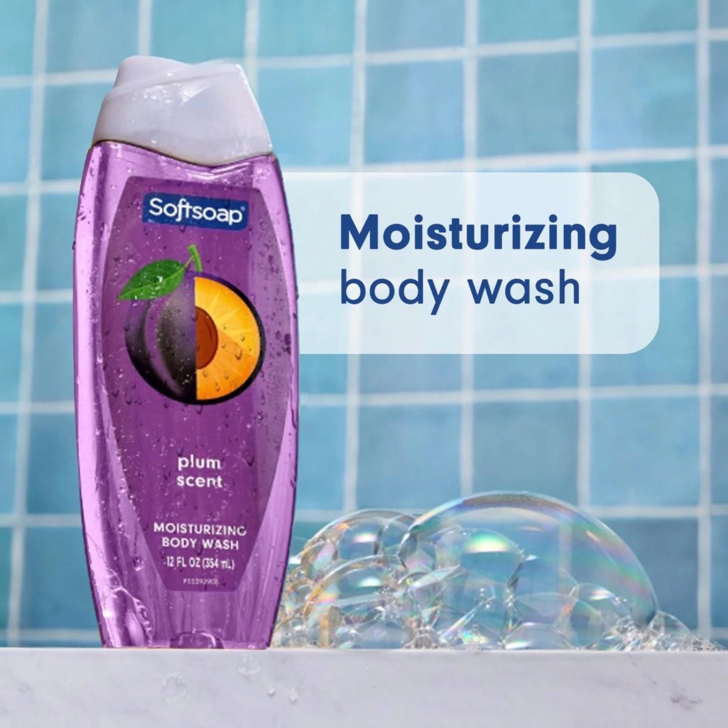 Softsoap Limited Edition Summer Scented Moisturizing Body Wash, Plum and Orange Blossom, 12 oz Each, 2 Pack