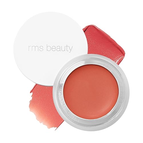 RMS Beauty Lip2Cheek Cream Blush & Lip Tint - Multi-Use Hydrating Cream Color, Natural Pigments, Lightweight Glow, Long-Lasting, Portable 0.28 oz