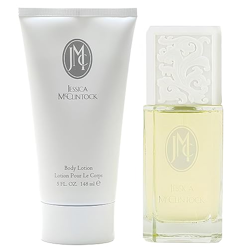 Jessica McClintock 2 Piece Gift Set for Women (3.4 Ounce Eau de Parfum Spray + 5.0 Ounce Body Lotion)