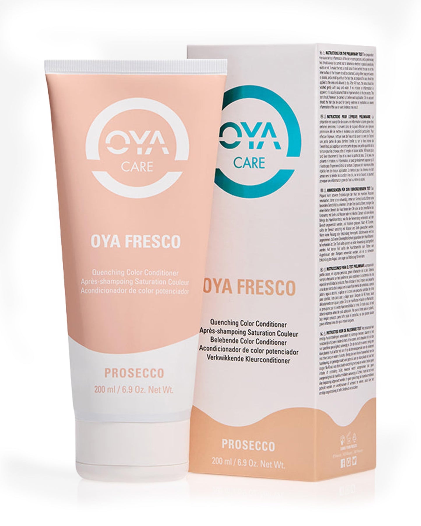 OYA Fresco Quenching Color Conditioner - Prosecco - Semi Permanent Color Depositing Conditioner for Blonde Hair - Enhances & Maintains Beige Blonde