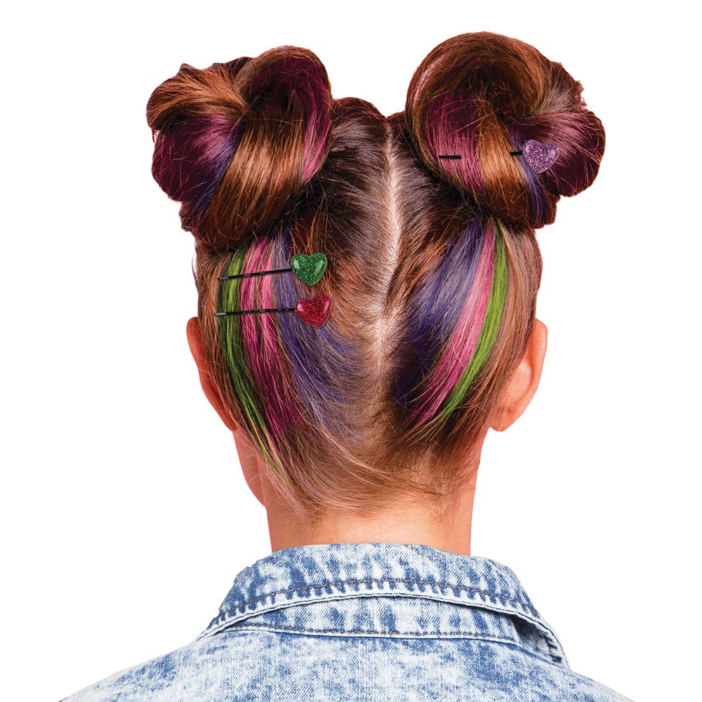 Fashion Angels Hair Chox Set, Temporary Hair Color for Kids- Safe and Washable Hair Chalk