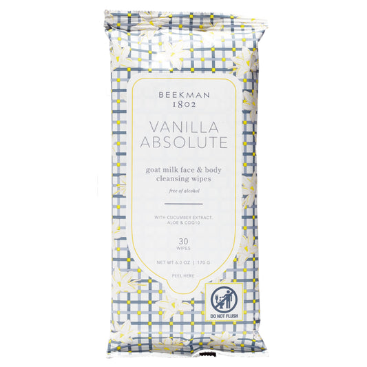 Beekman 1802 Face Wipes - Makeup Remover Wipes for Face, Facial Cleansing Wipes that Remove Makeup & Dirt, Travel Essentials, Face Wipes with Goat Beauty and Personal Care Beekman 1802 Default Title