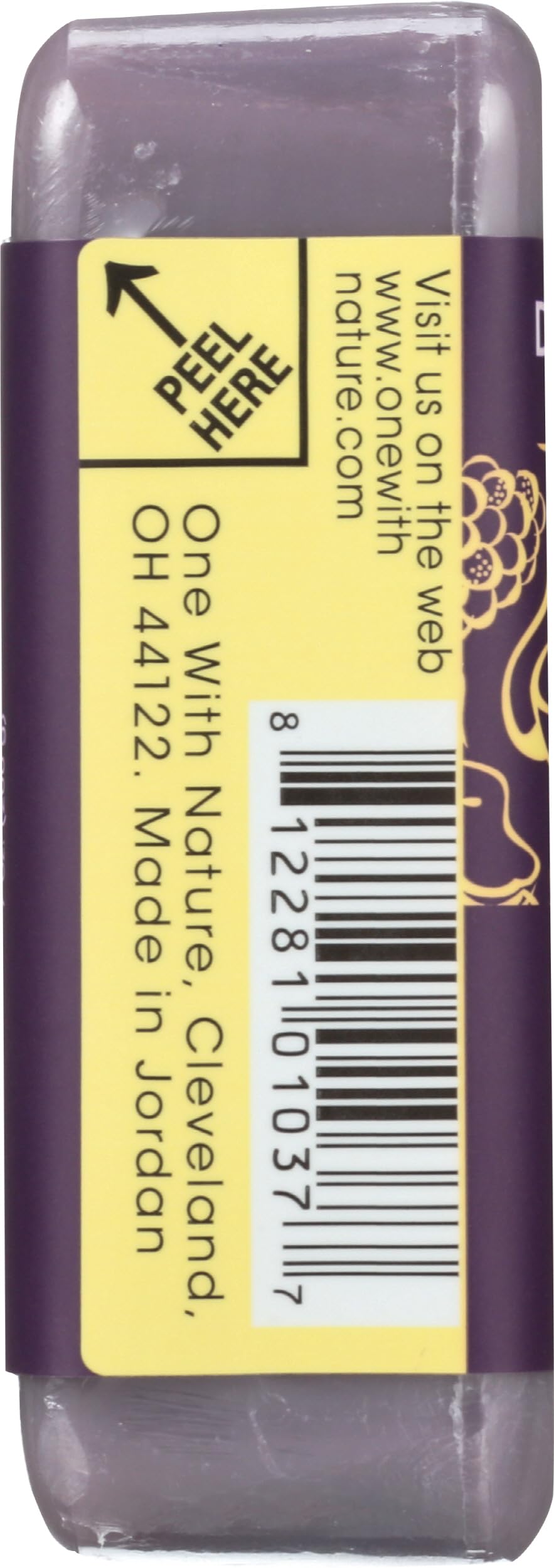 One With Nature Blackberry Pear Bar Soap, 7 Ounces (Pack Of 3)