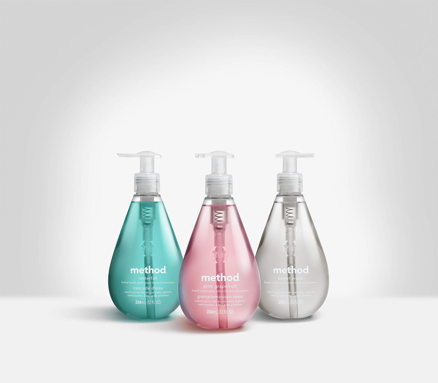 method Gel Hand Wash, Sea Minerals - Made Without Parabens, Notes of Bergamot, Lemon & Rosemary, 12 fl oz, 3 pack Beauty and Personal Care Method