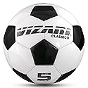 Vizari Retro Soccer Ball - Size 3,4,5 - for Youth, Adults, Kids | Classic Black & White Match Soccer Ball | (Pack of 1, 6, & 12)