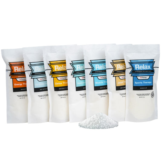 Relax Spa & Bath, Epsom & Dead Sea Salts, Aromatherapy Bath Salts for Hot Tub, Bath, or Spa, Infused with Magnesium, Muscle Recovery & Sports Therapy Beauty and Personal Care Relax Spa & Bath