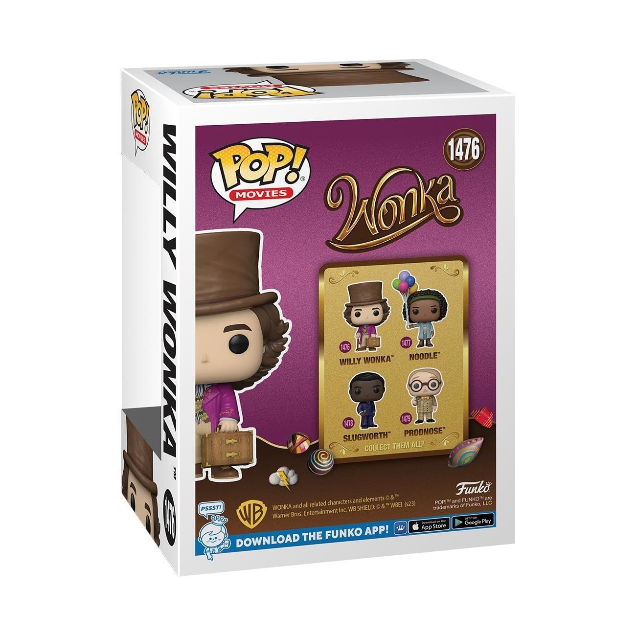 Funko POP! Movies: Wonka - Willy Wonka - Collectable Vinyl Figure - Gift Idea - Official Merchandise - for Kids & Adults - Movies Fans - Model Figure…