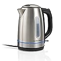 Hamilton Beach Electric Tea Kettle, Water Boiler & Heater, 1.7 Liter, Cordless Serving, 1500 Watts for Fast Boiling, Auto-Shutoff and Boil-Dry…