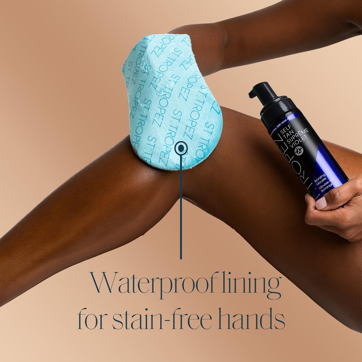 St.Tropez Double-Sided, Waterproof, Velvet Self Tan Applicator Mitt, 1 ct Beauty and Personal Care St.Tropez