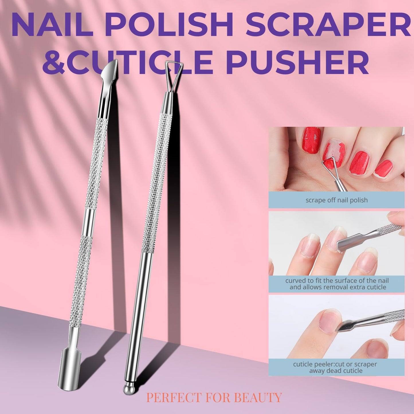Teenitor 10Pcs Soak Off Bowl Nail Soaking Bowl Kit 2 Nail Soaking Bowl Acetone Proof Soak Off Gel Polish Remover Bowl, Manicure Bowl Cuticle Peeler Beauty and Personal Care Teenitor