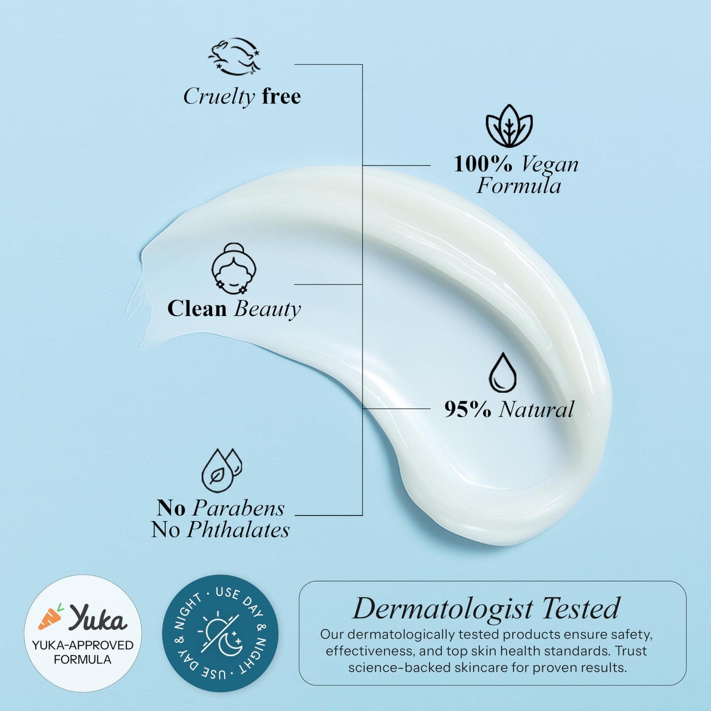 Radiant Aura Hyaluronic Acid & Ceramide Face Moisturizer - Dermatologist Tested, Anti Aging, Korean Skin Care - Hydrating Face Cream, Softens