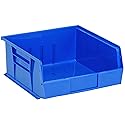 QUANTUM STORAGE SYSTEMS K-QUS235BL-4 4-Pack Ultra-Stack and Hang Bins, 10-7/8" x 11" x 5", Blue