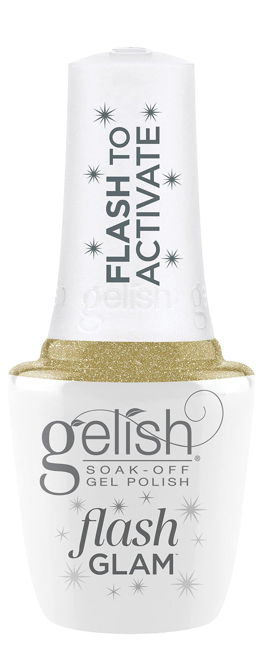 Gelish Flash Glam Sparkling Glitter Gel Polish - Star Quality, 15 mL Beauty & Personal Care Gelish