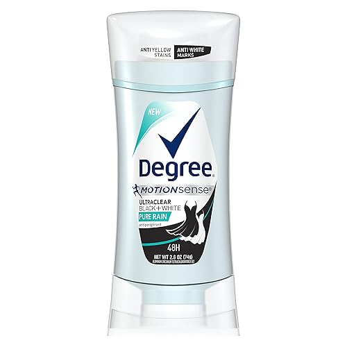 Degree Women UltraClear Antiperspirant Deodorant Black+White Pure Rain 2.6 oz