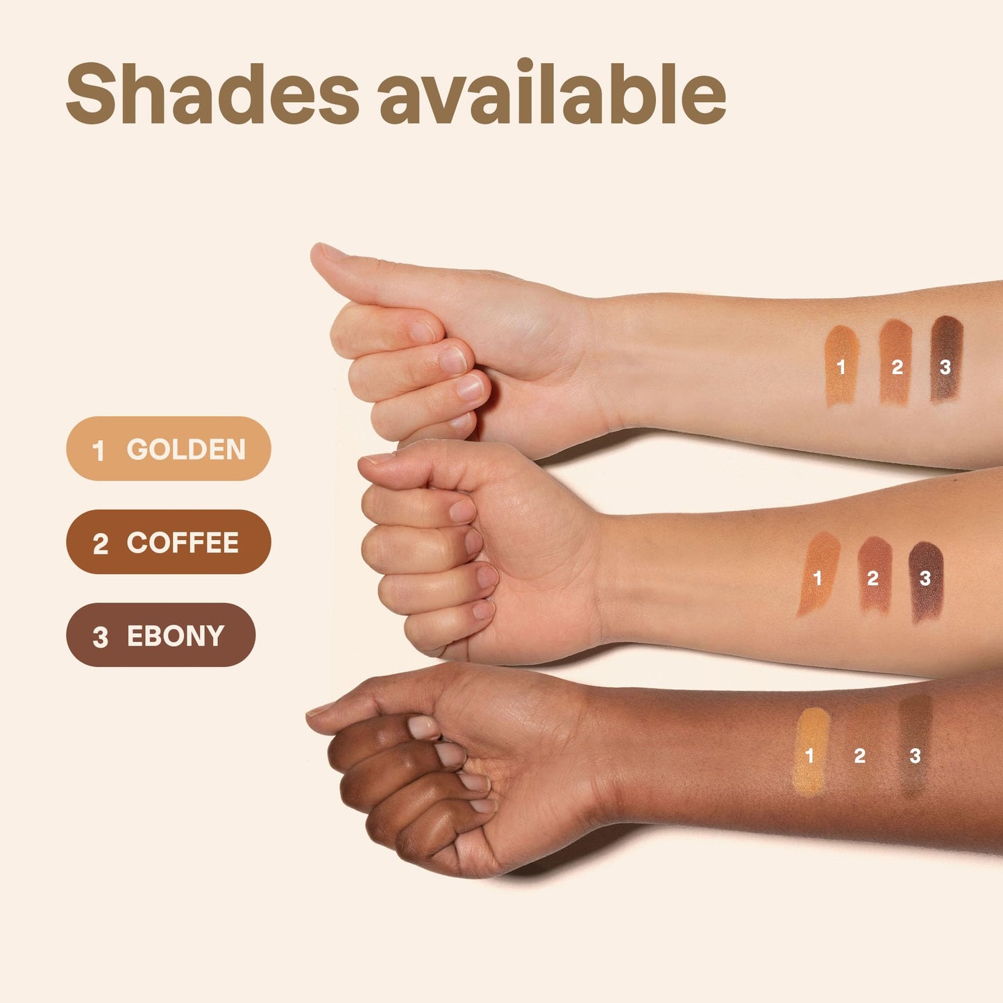 ATTITUDE Oceanly Plastic-Free Lightweight Bronzer Stick, Titanium Dioxide-Free, EWG Verified, Vegan & Cruelty-free Makeup, Ebony, 0.3 Ounces