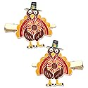 Thanksgiving Hair Clips Fall Hairpins for Women Enamel Rhinestone Maple Leaf Turkey Pumpkin Alligator Hair Clips Autumn Gathering Party Hair Accessory