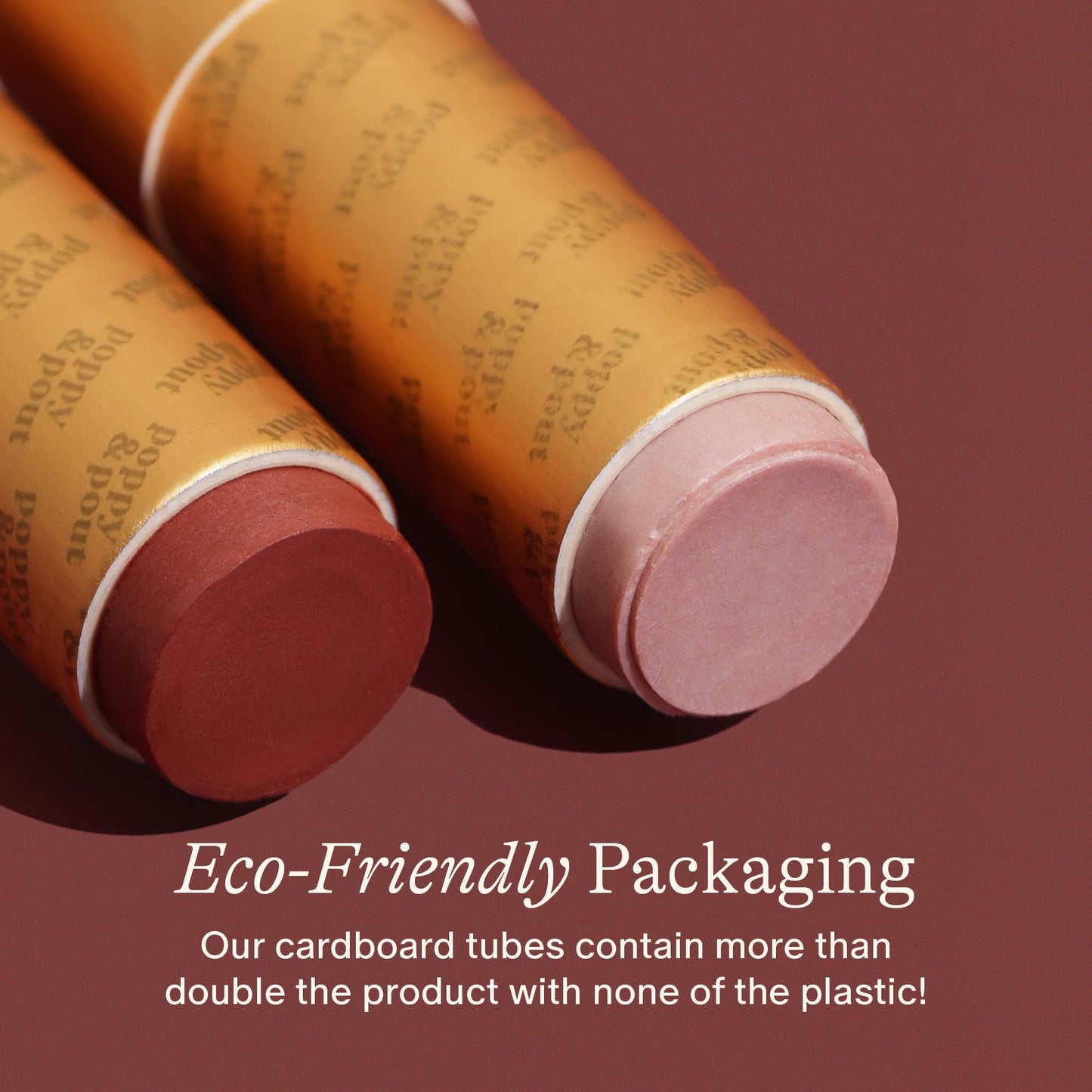 Poppy & Pout All Natural Lip Tint, Cardboard Tube, Hand-Filled, Beeswax, Vitamin E, Coconut Oil, Cruelty Free, All-Natural Shades (Roxie) Beauty and Personal Care Poppy & Pout