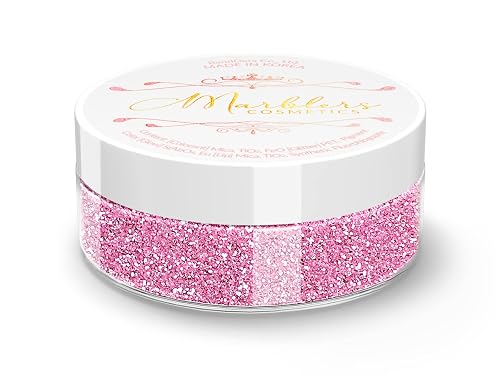 MARBLERS Twinkle Face & Body Glitter [Flamingo] 0.18oz (5g) | Fine | Non-Toxic | Vegan | Cruelty-Free | Festival, Rave & Party Makeup | Eye, Hair
