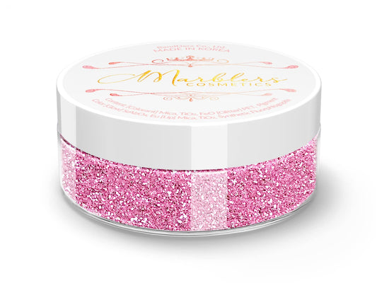 MARBLERS Twinkle Face & Body Glitter [Flamingo] 0.18oz (5g) | Fine | Non-Toxic | Vegan | Cruelty-Free | Festival, Rave & Party Makeup | Eye, Hair