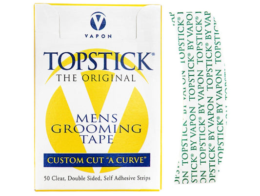 Vapon Topstick The Original Custom Cut "A Curve"Men's Grooming Tape - 50 Strips Box Beauty & Personal Care Vapon