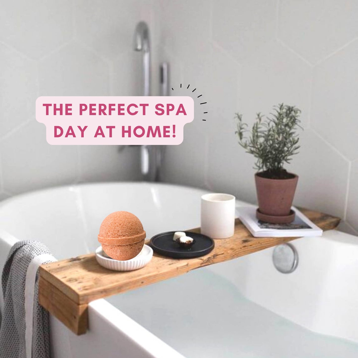 Saavy Naturals Bath Bombs, Indulgent Bulgarian Rose Scent, Gentle Moisturizig Formula, Foaming Fizz Bubbles, Gift for Women and Kids, 6 Oz Each, 2…