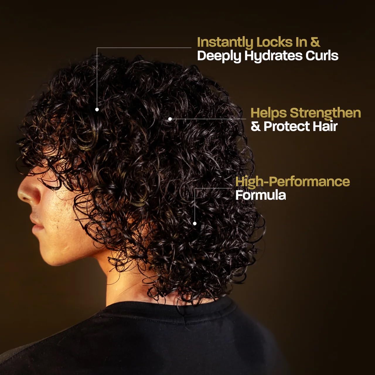 BASED Curl Cream for Men, Curl Defining Cream for Curly Hair, No Harsh Chemicals or Artificial Fragrance, Medium Hold, Hydrates & Nourishes