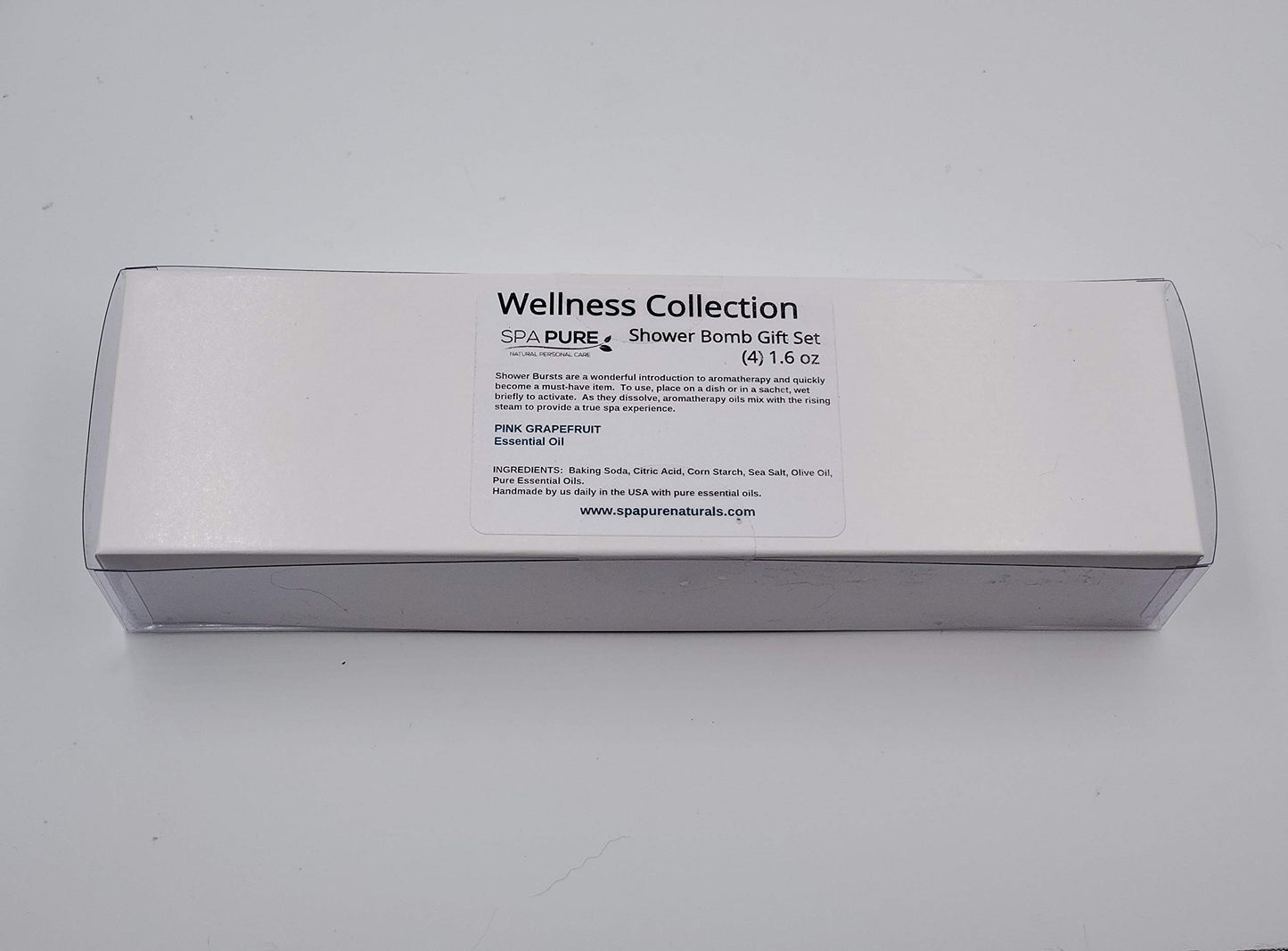 Spa Pure Pink Grapefruit Aromatherapy Shower Steamers Bombs - Shower Bombs with Essential Oils - Unisex Bath Melts - Self Care and Relaxation Shower…