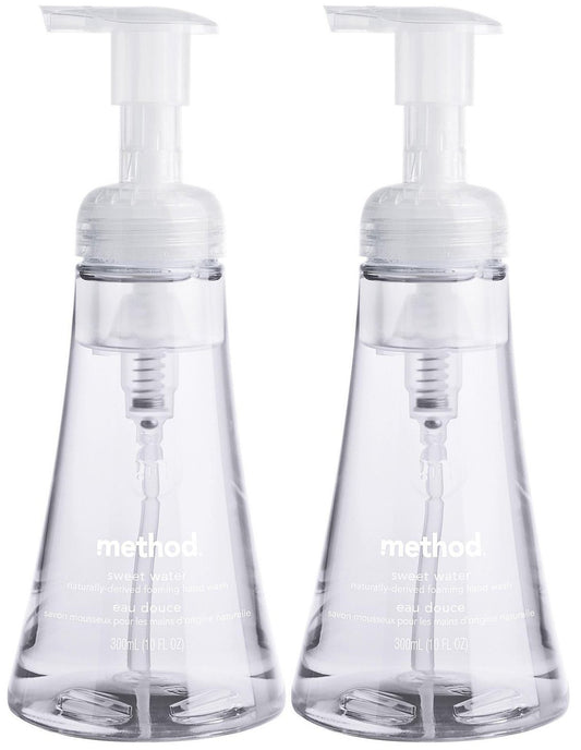 Method Foaming Hand Soap, Sweet Water, 10 oz, (Pack of 6)