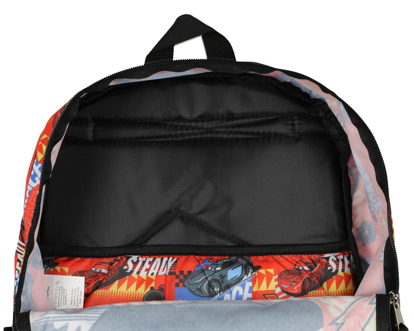 Disney Cars Taking The Lead Lightning McQueen Jackson Strom 17" Backpack Lunch Box 5pc Set