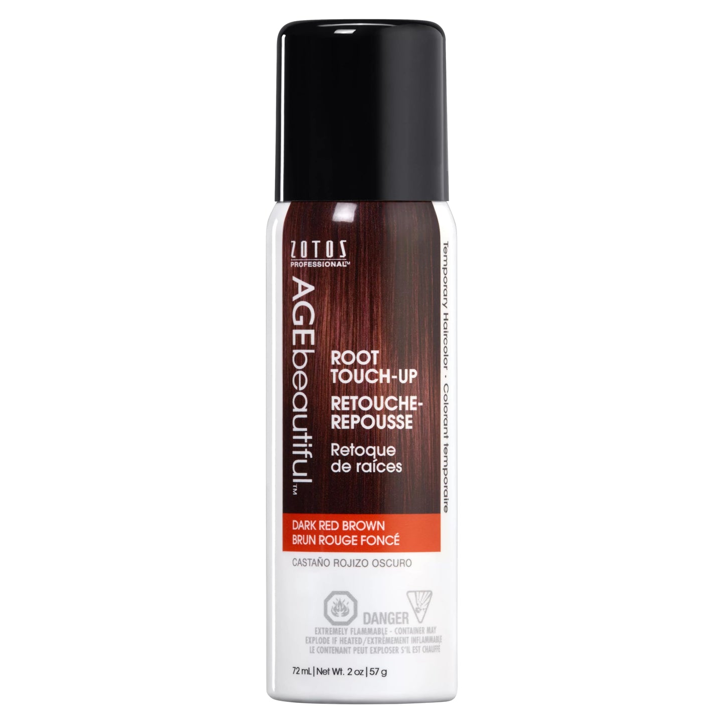 AGE beautiful Root Touch Up Hair Color Spray | Touch-Up Gray Concealer | Temporary Cover Up | Adds Volume & Covers Thinning Patches | Water, Sweat