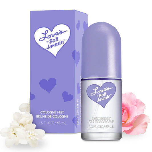 Dana Love's Soft Jasmin Cologne Mist - Romantic Jasmine Perfume Body Spray for Women with Soft, Floral & Musky Scent (1.5oz) Beauty & Personal Care Dana