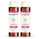 Soapbox Keratin & Raspberry Seed Oil Shampoo & Conditioner Set, Leaves Hair Shiny, Smooth & Glossy - Clean Ingredients Free of Harsh Chemicals