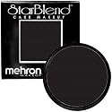 Mehron Makeup StarBlend Cake Makeup | Wet/Dry Pressed Powder Face | Powder Foundation | Black Body and Face Paint 2 oz (56g) | Made in the USA