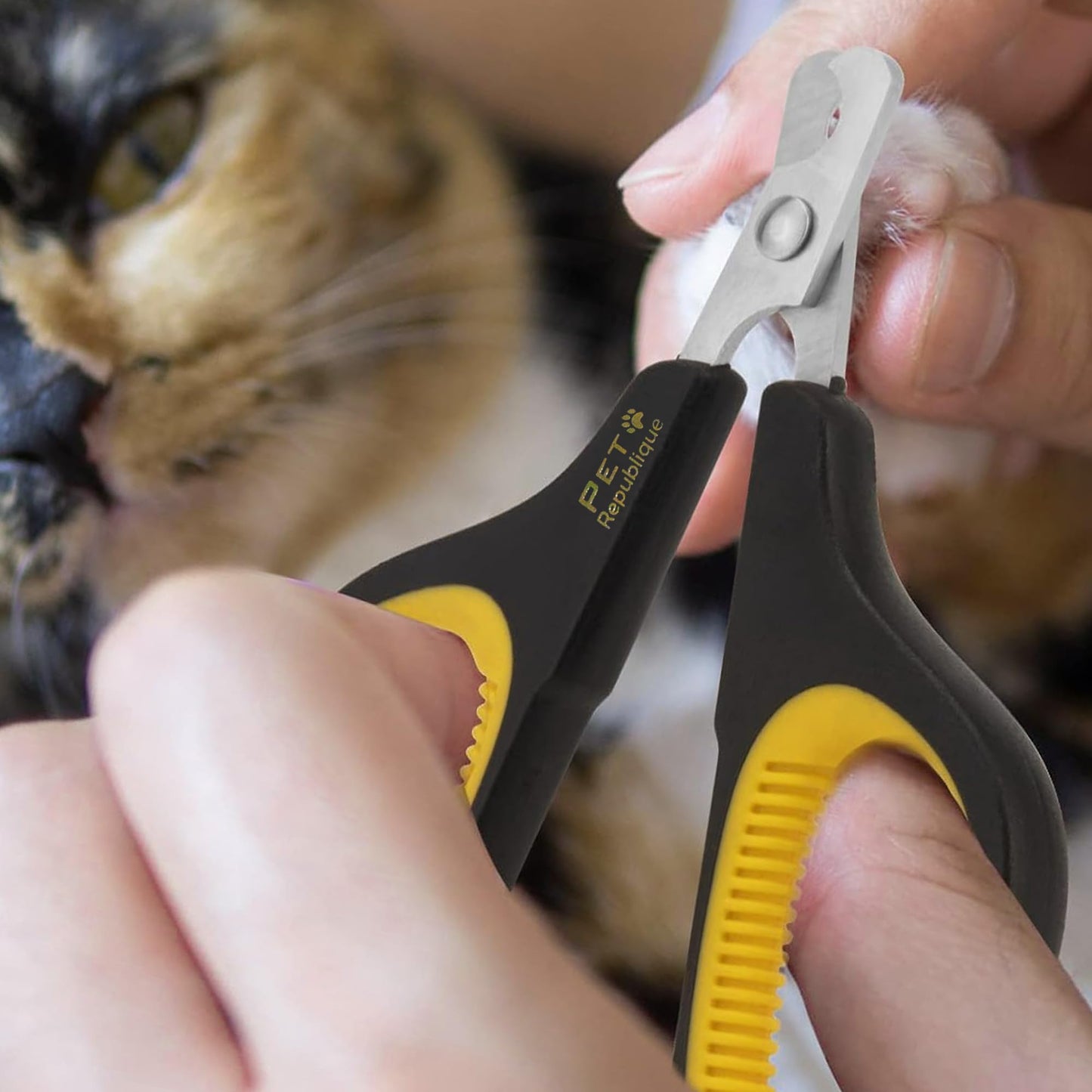 Pet Republique Cat Nail Clippers – Professional Stainless-Steel Claw Trimmer for Cats, Kittens, Rabbits, Birds & Small Pets