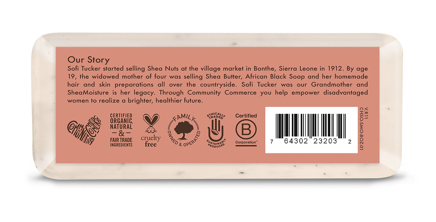 Shea Moisture Coconut & Hibiscus Shea Butter Soap, 8 Ounce