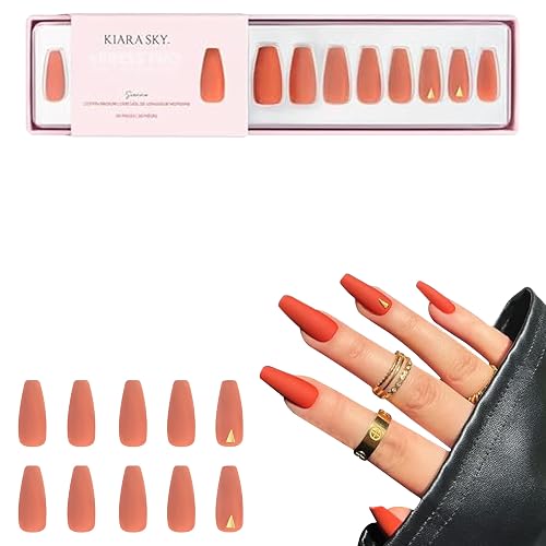 KIARA SKY PROFESSIONAL NAILS XPRESS PRO 100% ACRYLIC PRESS ON NAILS (Sienna) Beauty & Personal Care KIARA SKY