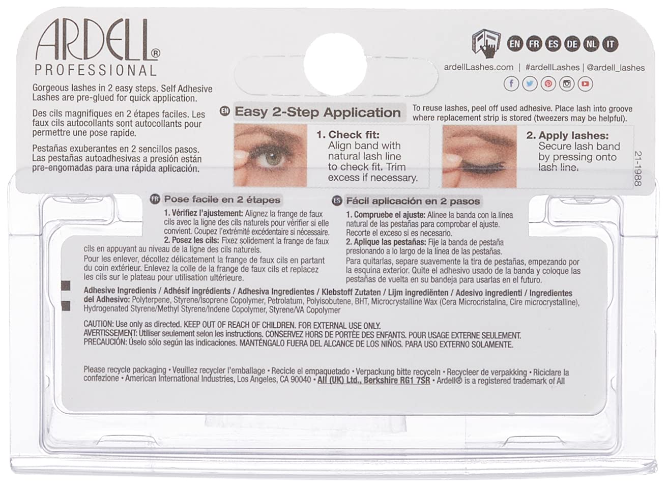 Self-Adhesive Demi Wispies