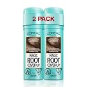 L'Oreal Paris Hair Color Root Cover Up Temporary Gray Concealer Spray Light Brown (Pack of 2) (Packaging May Vary)