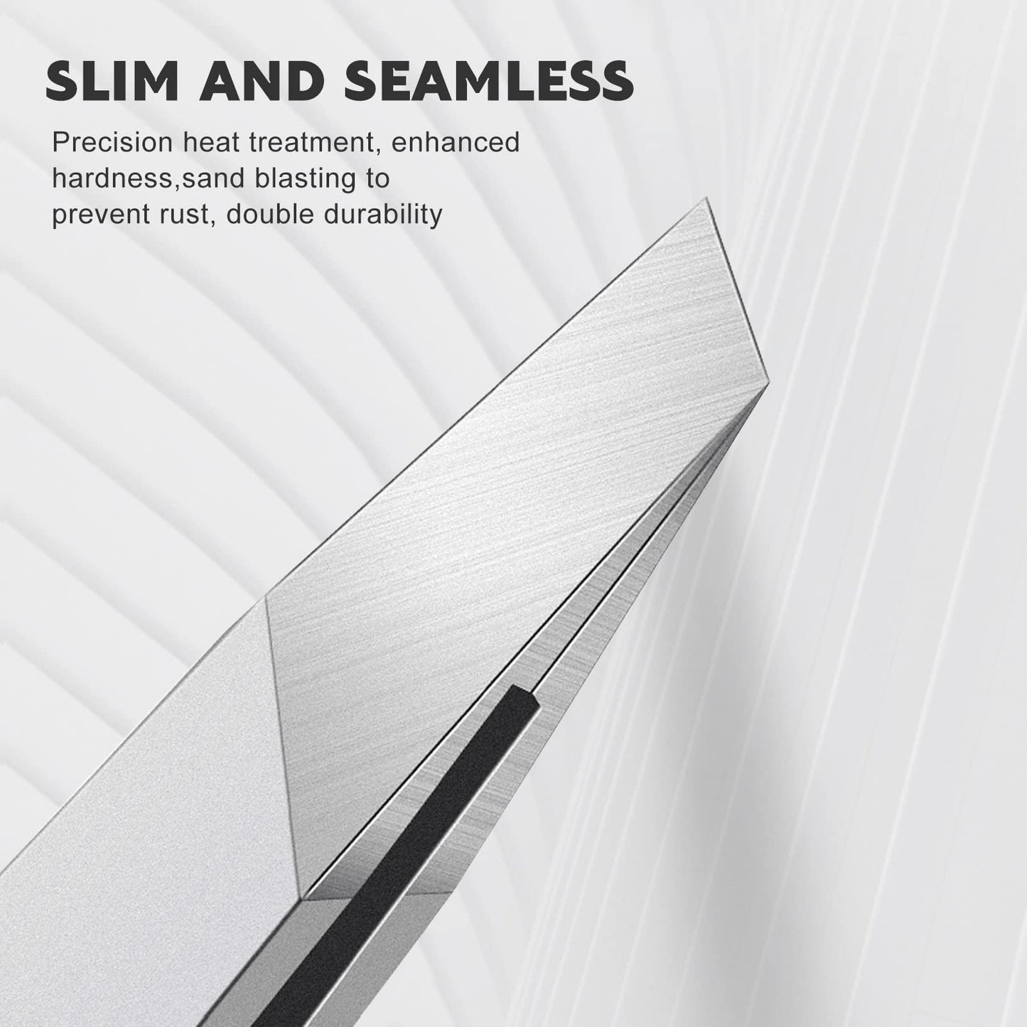 Tweezers Set - Professional Stainless Steel Slant Tweezers, Precision Tweezers Set for Shaping Eyebrows, Great Beauty Tools for Facial Hair, Ingrown Beauty and Personal Care ZERNBER