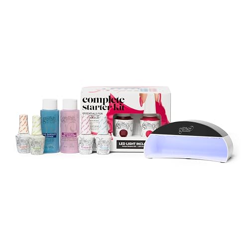 Gelish LED Gel Nail Manicure Bundle - Starter Kit Beauty & Personal Care Gelish
