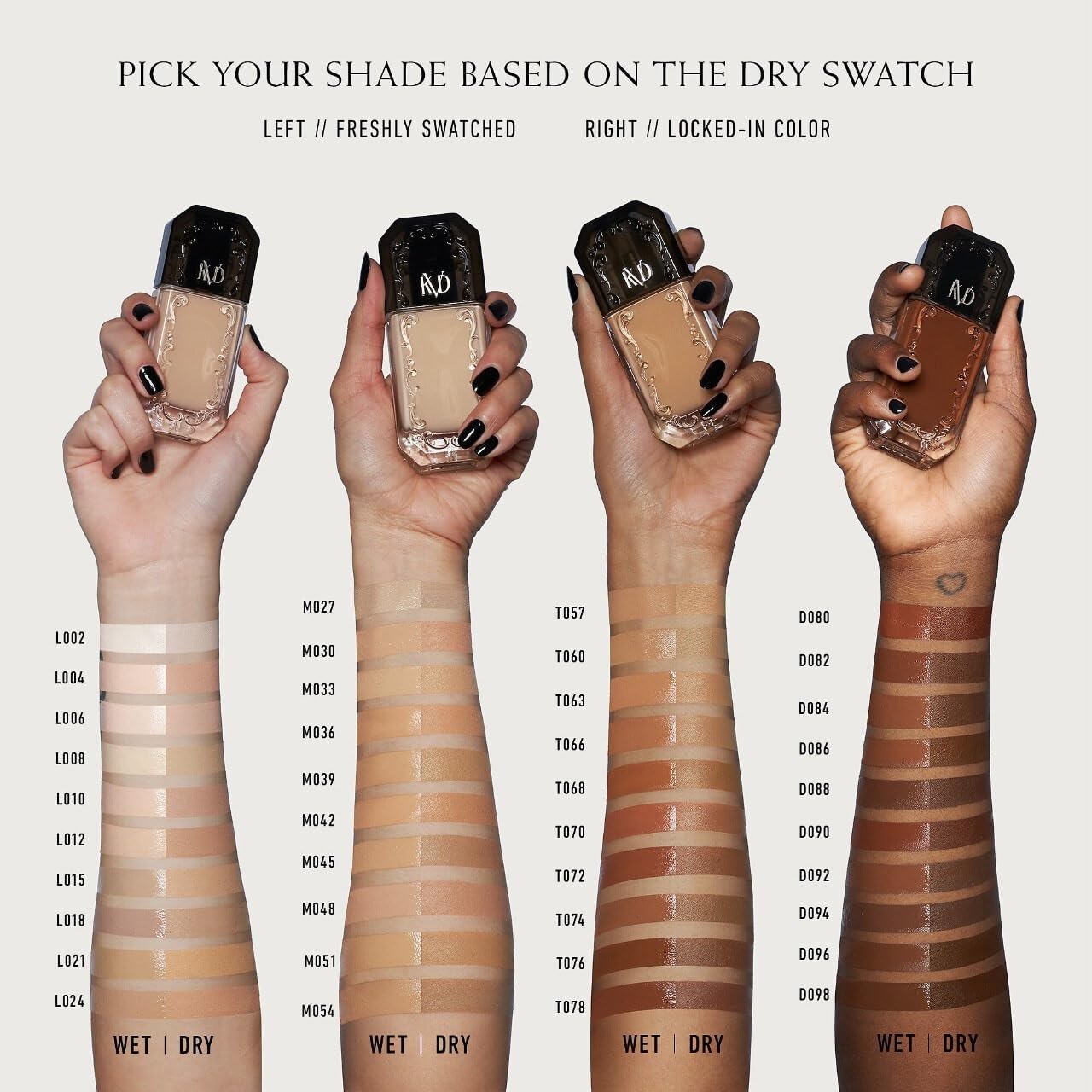 KVD Beauty Good Apple Non-Comedogenic Full-Coverage Serum Foundation Tan 074