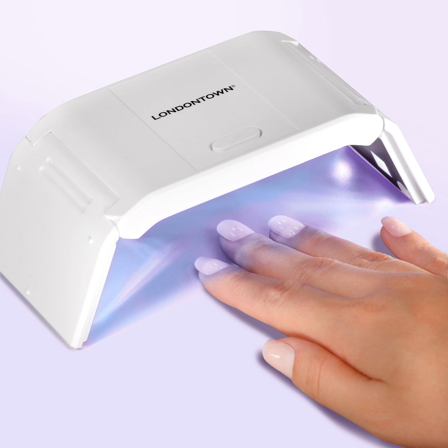LONDONTOWN Foldable UV/LED Gel Lamp - Portable Curing Mini Desk Light, Professional Travel Friendly Dryer Tool for At Home Manicures Beauty & Personal Care LONDONTOWN