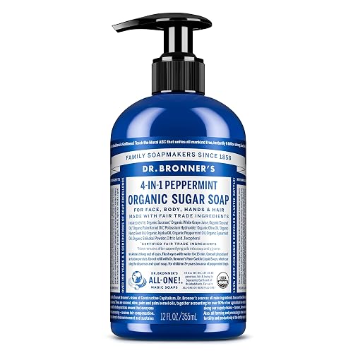 Dr. Bronner's Organic Shikakai Hand Soap Spearmint Peppermint - 12 fl oz