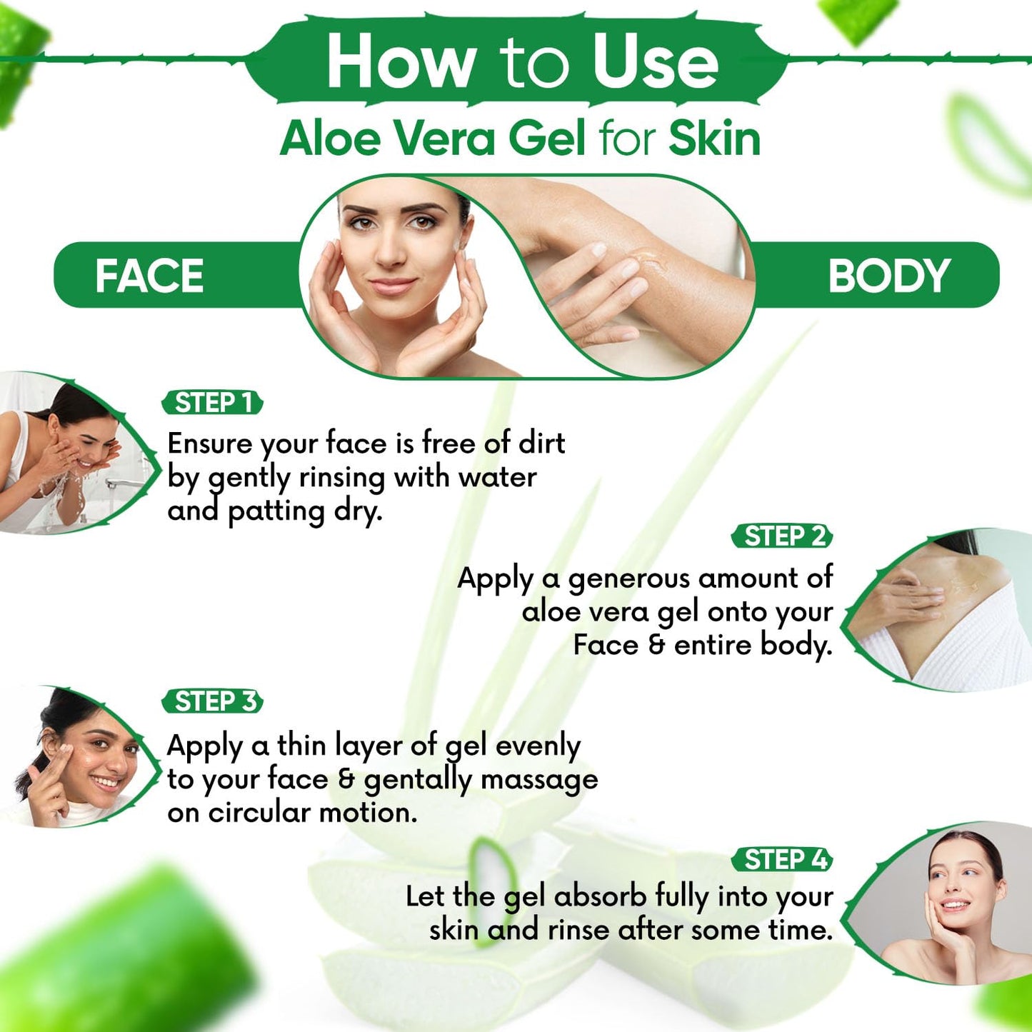 KAZIMA Aloe Vera Gel Raw - 100% Pure Natural Gel - Ideal for Skin Treatment, Face, Acne Scars, Hair Treatment, Moisturizer & Dark Circles (250 Gram)