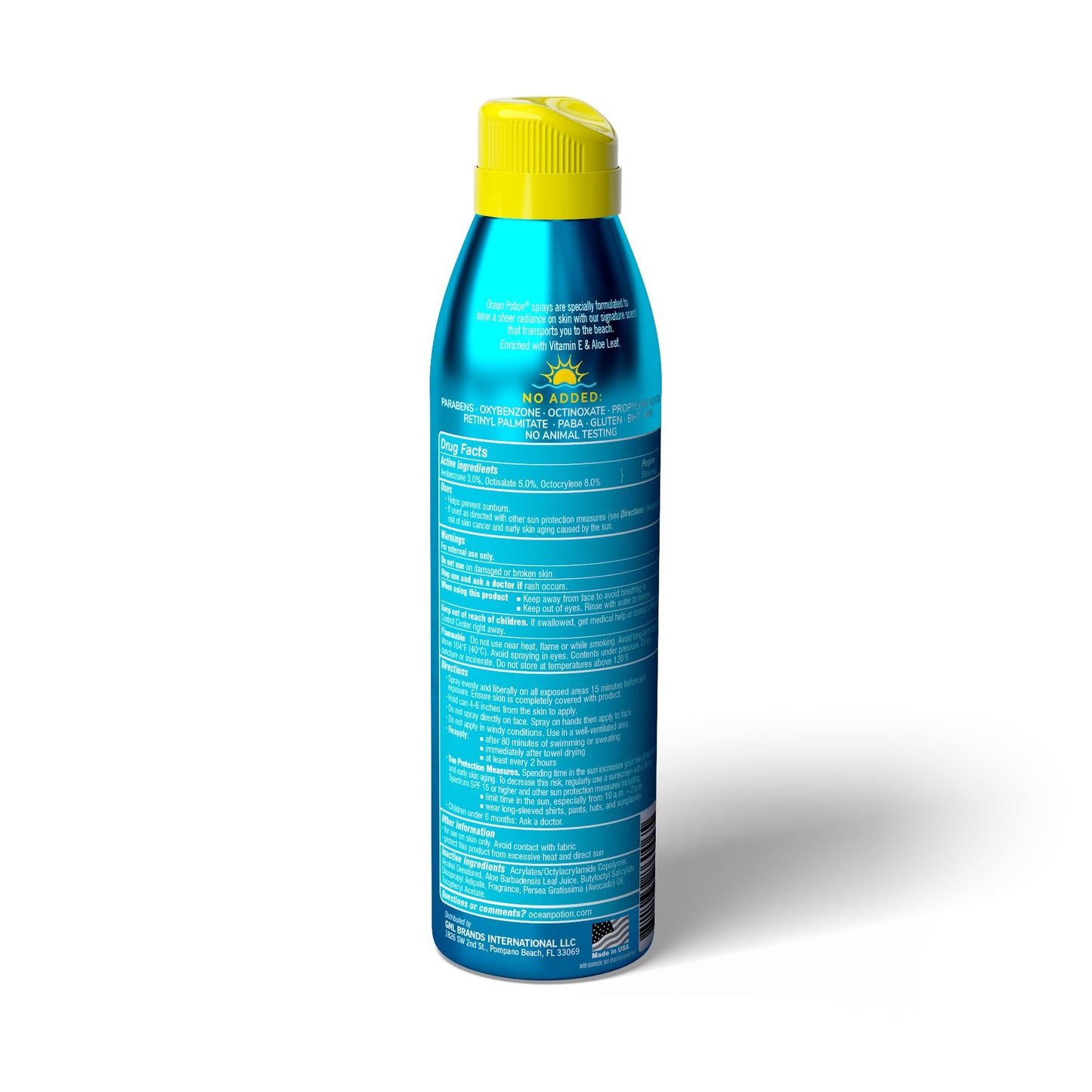 Ocean Potion Sunscreen Body Spray SPF#50 5.5oz C-Spray