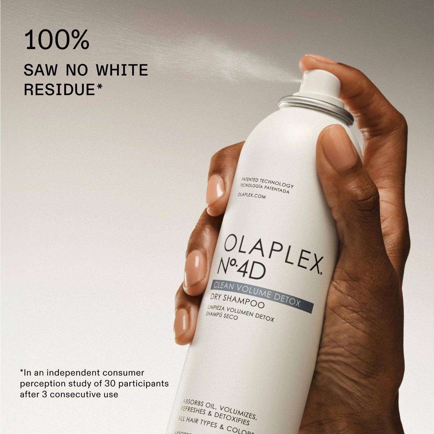 Olaplex Nº.4D Clean Weightless Volume Healthy Scalp Dry Shampoo: Absorbs Oils & Neutralizes Odor | No Powdery Residue | For Coily, Curly, Straight